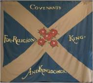 Blue Scottish Covenanter Flag